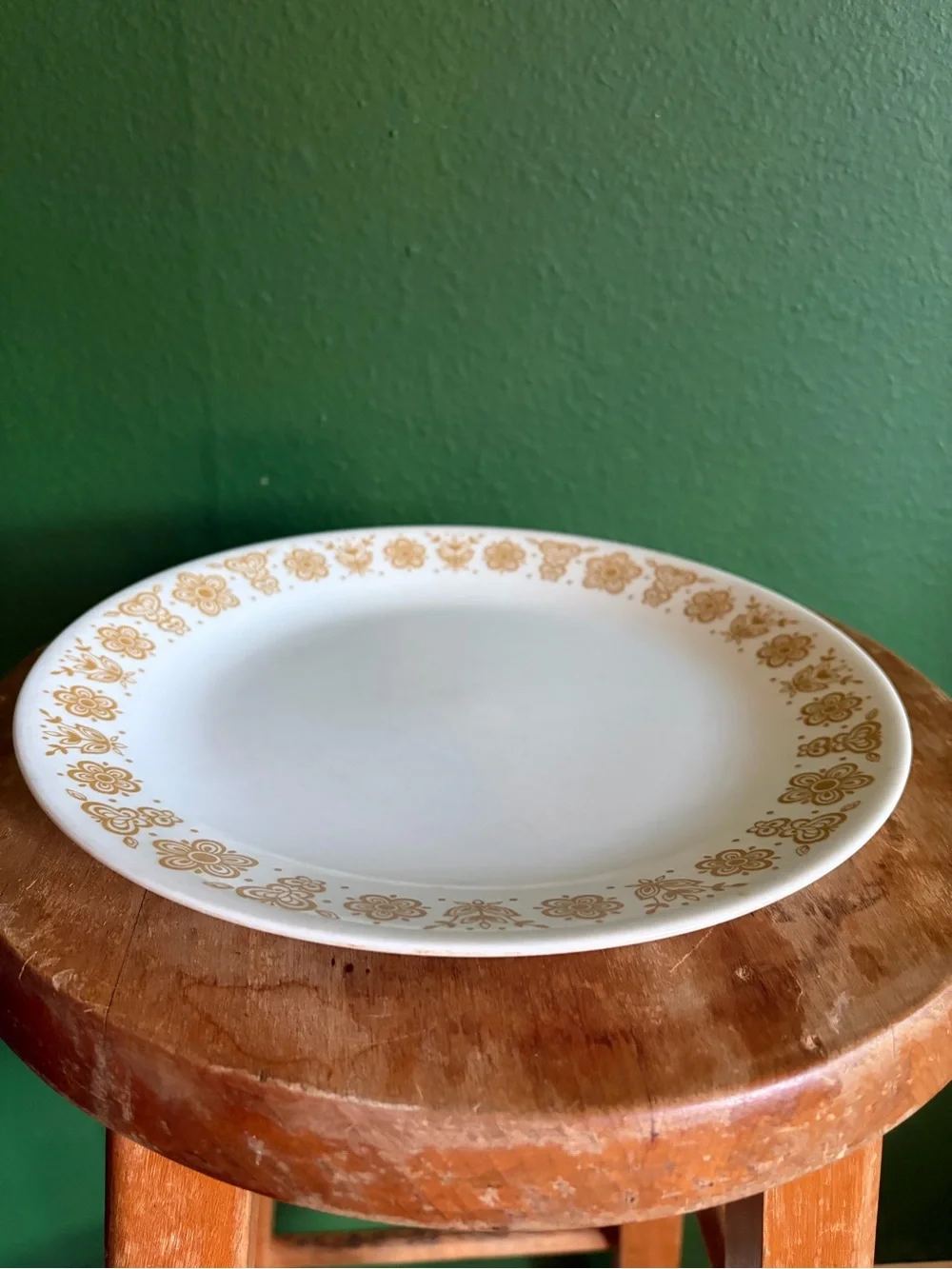 Vintage Corning Corelle Butterfly Gold 10.25